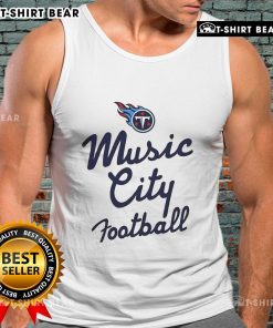 Pretty Tennessee Titans NFL Music City football tank top featuring team colors and logo, perfect for game day.