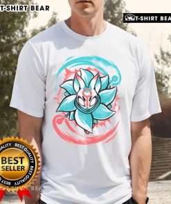 Pretty The Teal Lotus Blooms T-Shirt featuring vibrant teal lotus flowers on a soft fabric for a stylish look.