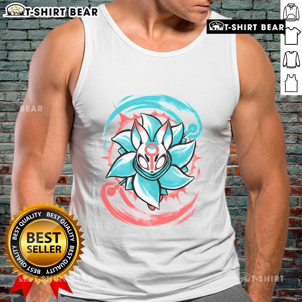 Pretty The Teal Lotus Blooms Tank Top Pretty The Teal Lotus Blooms Tank Top featuring vibrant lotus flower designs on a stylish teal background.