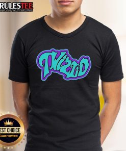 Alt Text: Pretty Twiztid Mostasteless 8 Bit Wavy Logo T-Shirt featuring a vibrant graphic design in retro 8-bit style.