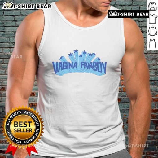 Stylish Pretty Vagina Fanboy tank top featuring a bold graphic design, perfect for casual wear and expressing individuality.