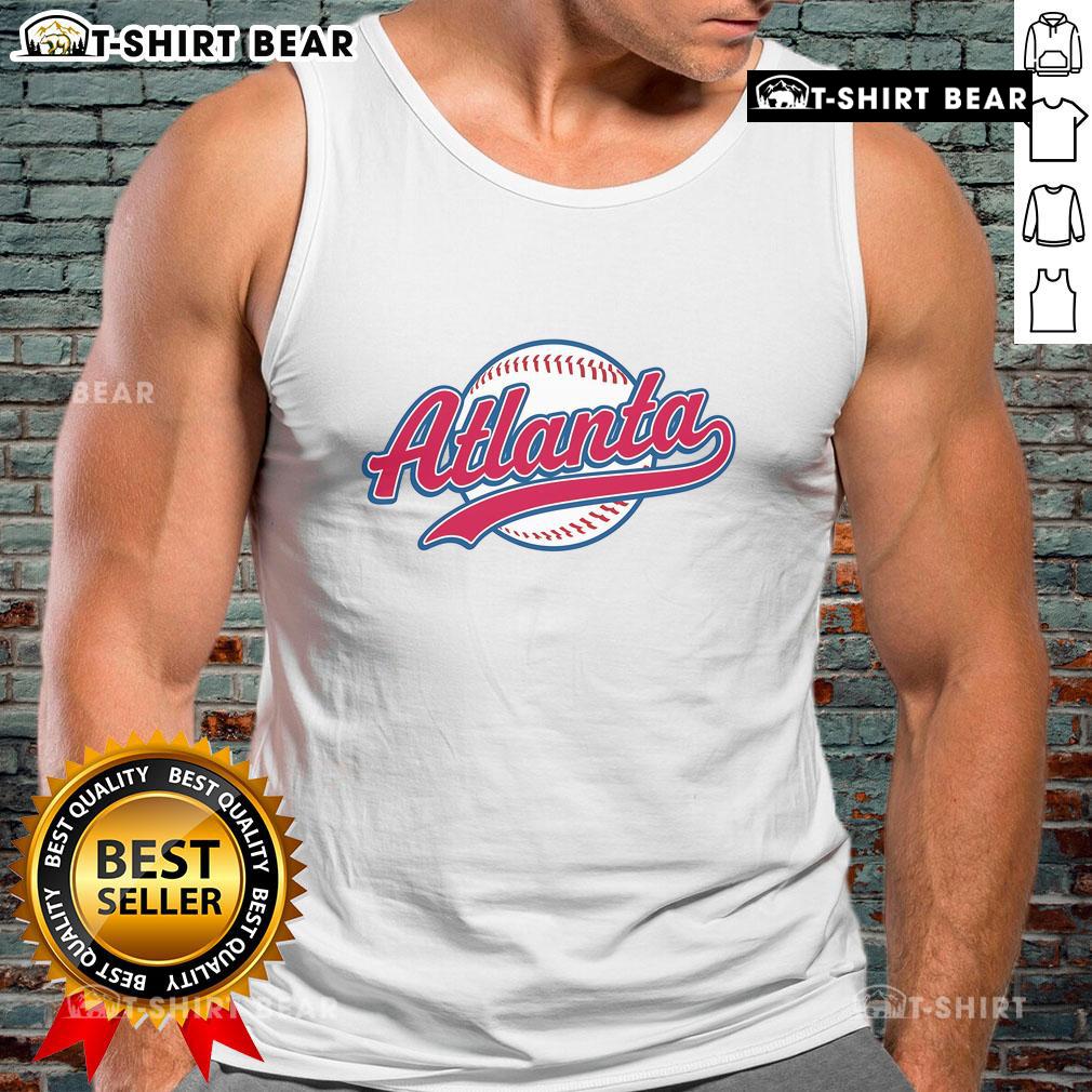 Pretty Vintage Atlanta Baseball Tank Top Pretty vintage Atlanta baseball tank top featuring a retro design in soft fabric, perfect for summer outings and sports fans.