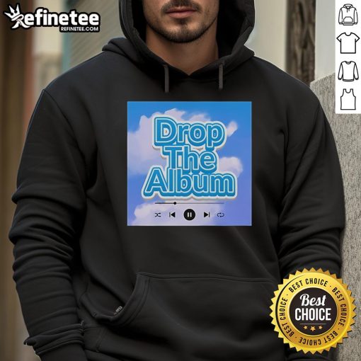 Alt Text: Stylish Pretty Yuno Miles Drop The Album Clouds Hoodie featuring vibrant designs and comfortable fit.
