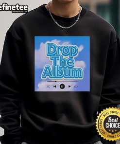 Alt Text: Pretty Yuno Miles Drop The Album Clouds Sweatshirt featuring a stylish design and vibrant colors for casual wear.