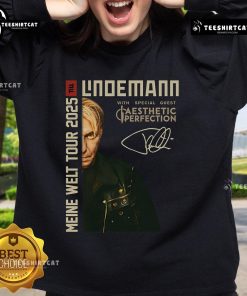 Top 2-Sided Till Lindemann Meine Welt Tour 2025 Rundhals Sweatshirt featuring vibrant design and comfortable fit.