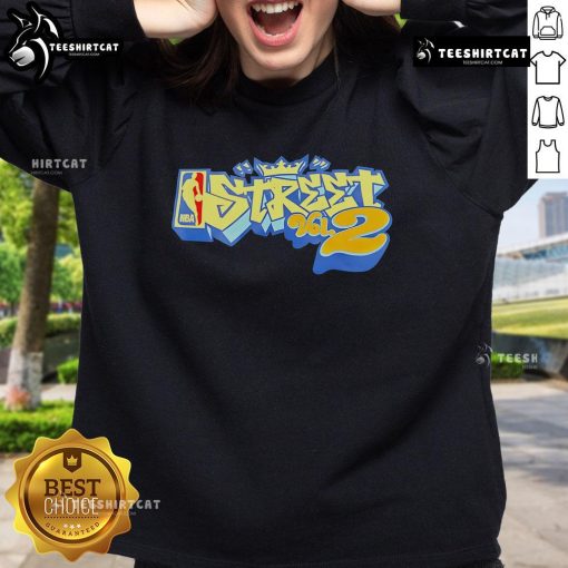 Top 2003 NBA Street Vol 2 Sweatshirt featuring iconic basketball graphics and a stylish design for fans and collectors.