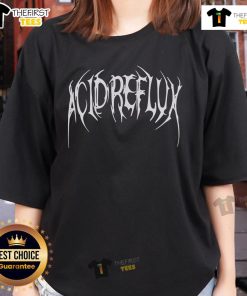 Stylish ladies tee featuring a design about top acid reflux awareness, perfect for comfortable casual wear.