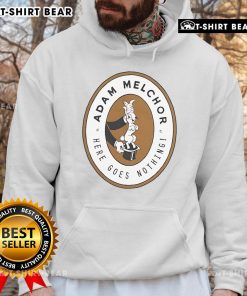 Alt Text: Top Adam Melchor Here Goes Nothing Bunny Hoodie featuring a playful bunny design, perfect for casual wear.