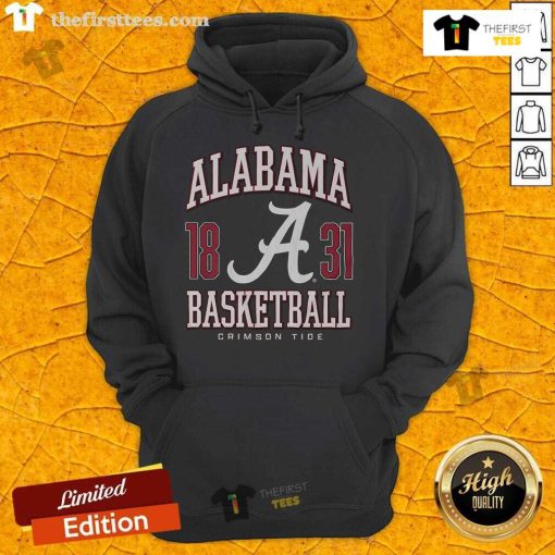 Stylish Alabama Crimson Tide basketball hoodie featuring team colors and logo, perfect for fans and game day wear.