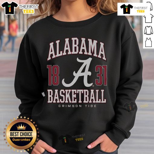 Cozy Top Alabama Crimson Tide basketball sweatshirt featuring team colors and logo, perfect for fans and game day wear.
