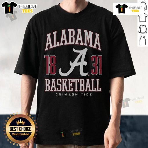 Stylish Top Alabama Crimson Tide Basketball T-Shirt featuring team colors and logo, perfect for fans and sports enthusiasts.