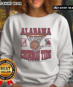 Alt Text: Cozy Top Alabama Crimson Tide Game Time sweatshirt in team colors, perfect for game day and showing team spirit.