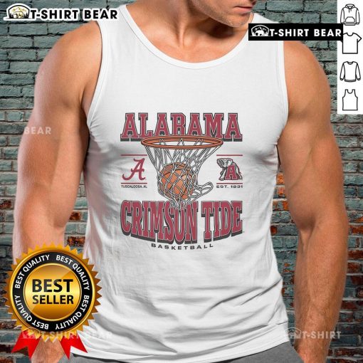 Top Alabama Crimson Tide Game Time Tank Top featuring team colors and logo, perfect for game day attire.
