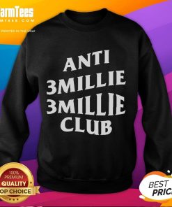 Cozy Top Anti 3millie Club Sweatshirt in vibrant colors, perfect for casual wear and street style enthusiasts.