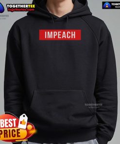 Top Anti-Trump Impeach 45th President Hoodie featuring bold graphics and a comfortable fit for political statement apparel.