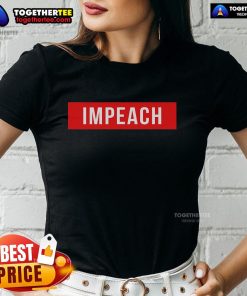 Top Anti-Trump Impeach 45th President Ladies Tee featuring a bold graphic design ideal for political activism and casual wear.