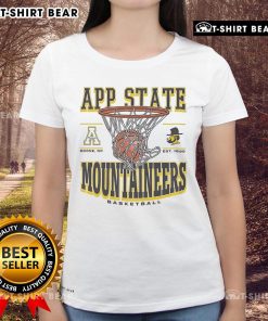 Top Appalachian State Mountaineers Game Time ladies tee featuring team colors and logo, perfect for game day style.
