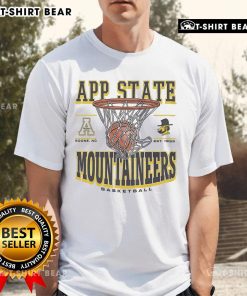 Alt Text: Top Appalachian State Mountaineers Game Time T-Shirt featuring bold logo and vibrant colors, perfect for fans.