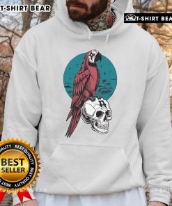 Top Avatar Parrot Skull Hoodie featuring a vibrant parrot skull design on a stylish hoodie for trendy fashion lovers.
