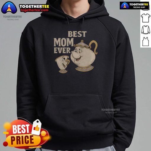 Cozy 'Best Mom Ever' hoodie in pink, perfect gift for moms who love comfort and style.