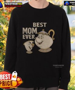 Cozy 'Top Best Mom Ever' sweatshirt in soft fabric, perfect gift for moms who love comfort and style.