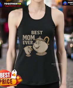 Top Best Mom Ever Tank Top in soft cotton fabric, perfect for Mother's Day or casual wear, showcasing a loving message.
