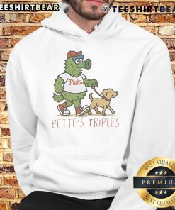 Top Bettes Triples hoodie featuring the Phillie Phanatic for Philadelphia Phillies fans, perfect for game day.