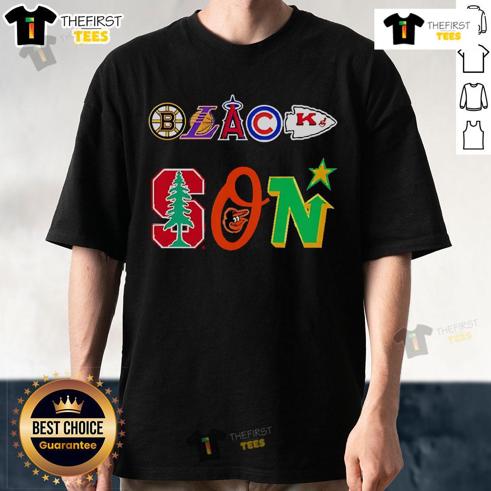 Top Blackson Slcjersey T Shirt Alt Text: Stylish Top Blackson Slcjersey T-Shirt in black, perfect for casual wear and showcasing modern fashion trends.