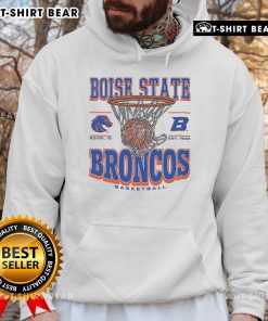 Top Boise State Broncos Game Time Hoodie in vibrant blue, featuring team logo, perfect for game day and fan apparel.