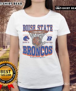 Top Boise State Broncos Game Time Ladies Tee featuring team colors and logo, perfect for game day outfits.