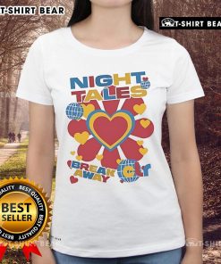 Top Breakaway X Night Tales collab ladies tee featuring a stylish design perfect for casual wear and night outings.
