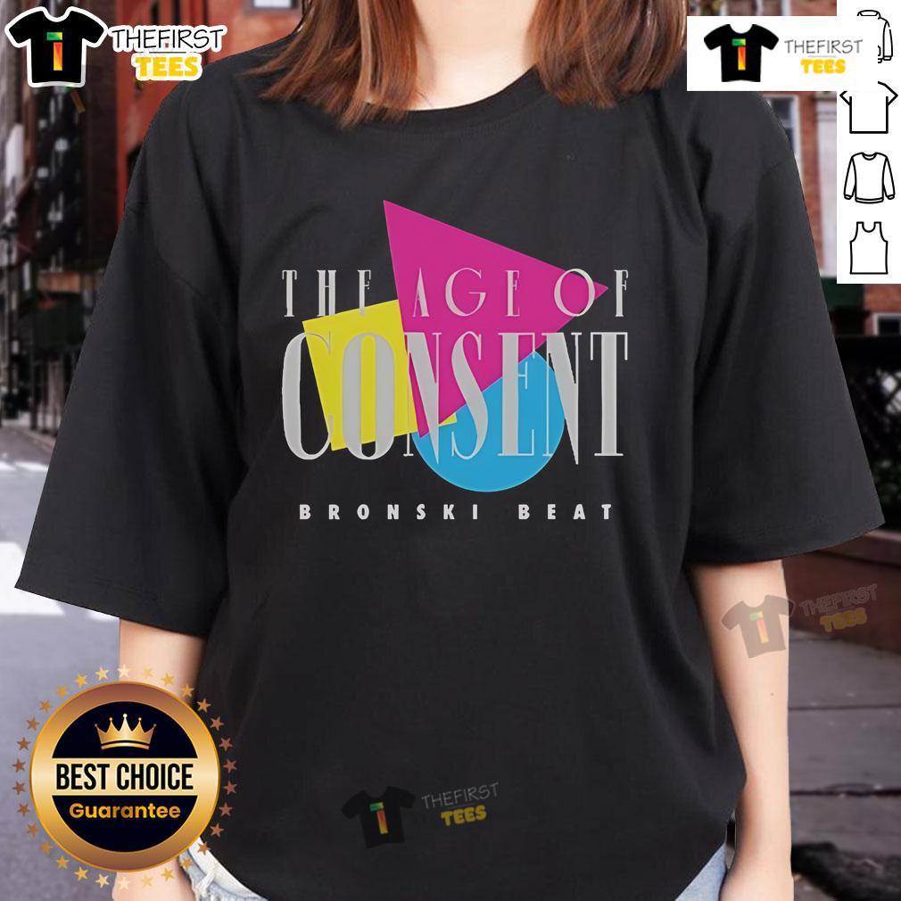 Top Bronski Beat The Age Of Consent Ladies Tee Top Bronski Beat The Age of Consent Ladies Tee featuring a vibrant design and stylish fit for fans of 80s music.