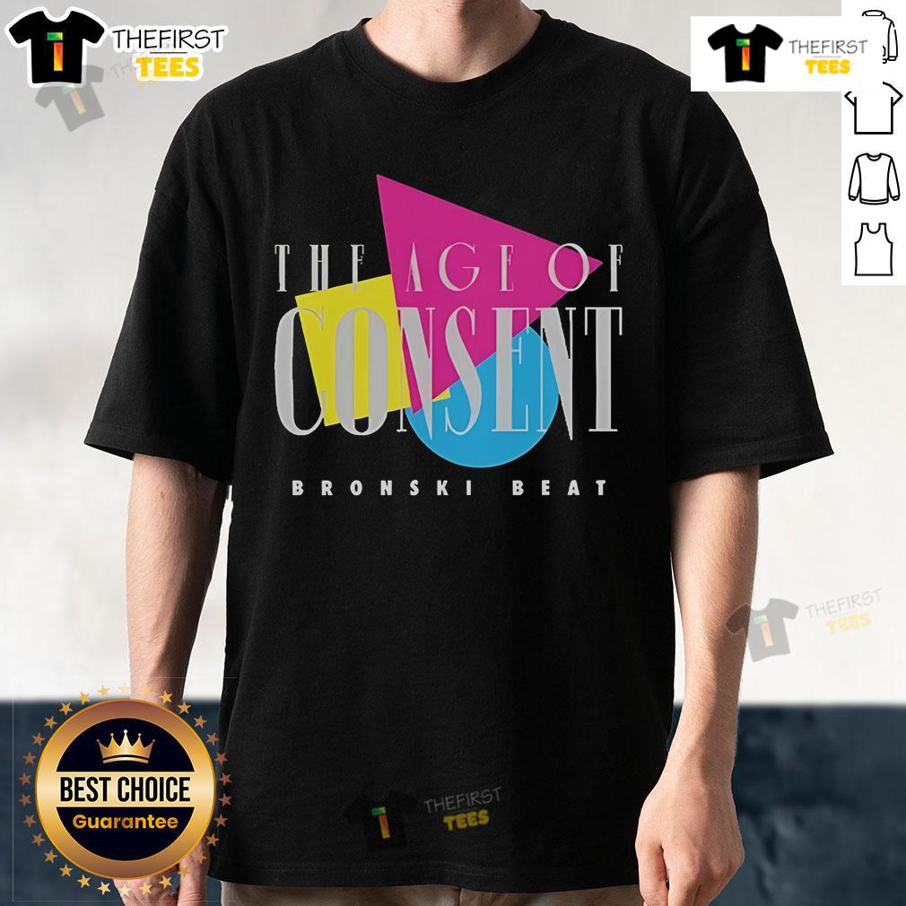Top Bronski Beat The Age Of Consent T Shirt Top Bronski Beat The Age Of Consent T-Shirt featuring bold graphic design, perfect for fans of 80s music and retro style.