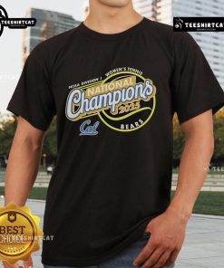 Alt Text: California Golden Bears 2025 NCAA Women's Tennis National Champions T-Shirt featuring team colors and logo design.