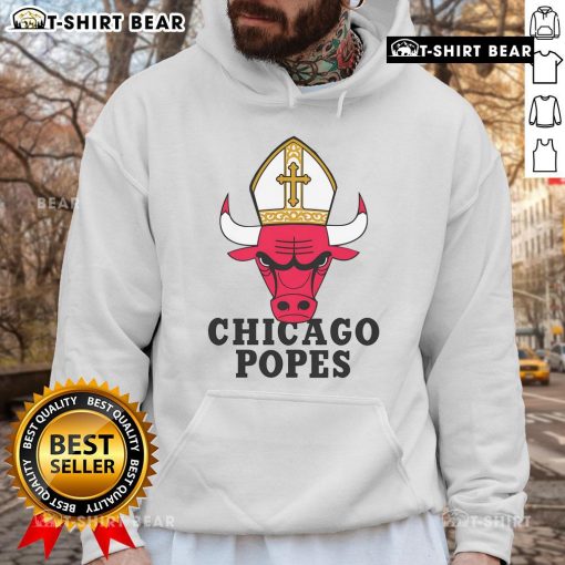 Stylish Top Chicago Popes hoodie in black, featuring a unique design perfect for fans and chilly weather.