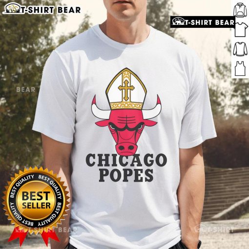 Top Chicago Popes T-Shirt featuring vibrant design and bold graphics celebrating Chicago's iconic baseball culture.