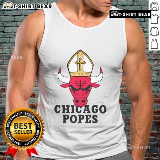 Top Chicago Popes tank top featuring vibrant graphics and a trendy design, perfect for fans of Chicago's iconic culture.