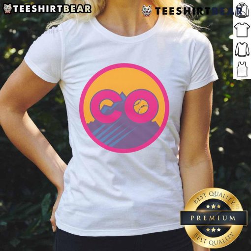 Top Colorado Rockies City Connect Ladies Tee featuring a stylish design in team colors, perfect for fans.