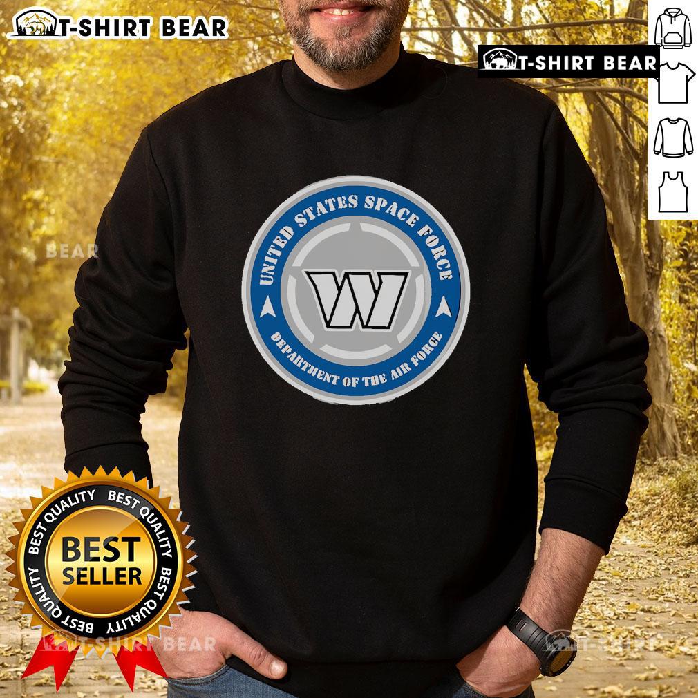 Top Commanders United States Space Force Military Appreciation Night Sweatshirt Alt Text: United States Space Force commanders in military appreciation night sweatshirts, showcasing team spirit and pride.