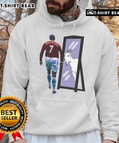 Alt Text: Top Cristiano Ronaldo mirror GOAT hoodie showcasing stylish design and vibrant colors, perfect for fans and fashion lovers.
