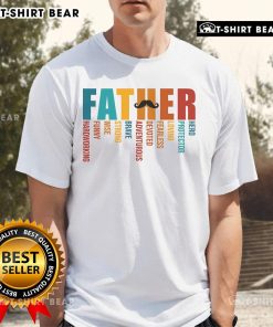 Top Dad Definition Fathers Day Mustache T-Shirt featuring a fun mustache graphic and heartwarming text for dads.