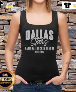 Stylish tank top featuring the Dallas Stars logo, celebrating the NHL team since 1993. Perfect for fans and casual wear.