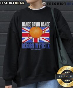 Gavin Dance Reborn UK Tour 2023 sweatshirt featuring vibrant design, perfect for fans of the band and live music.