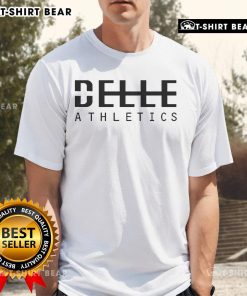 Top Dani Elle Speegle Delle Athletics T-Shirt in vibrant colors, showcasing sporty design and comfortable fit for active wear.