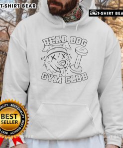 Stylish Top Dead Dog Gym Club hoodie in black, featuring a bold logo, perfect for fitness enthusiasts and casual wear.