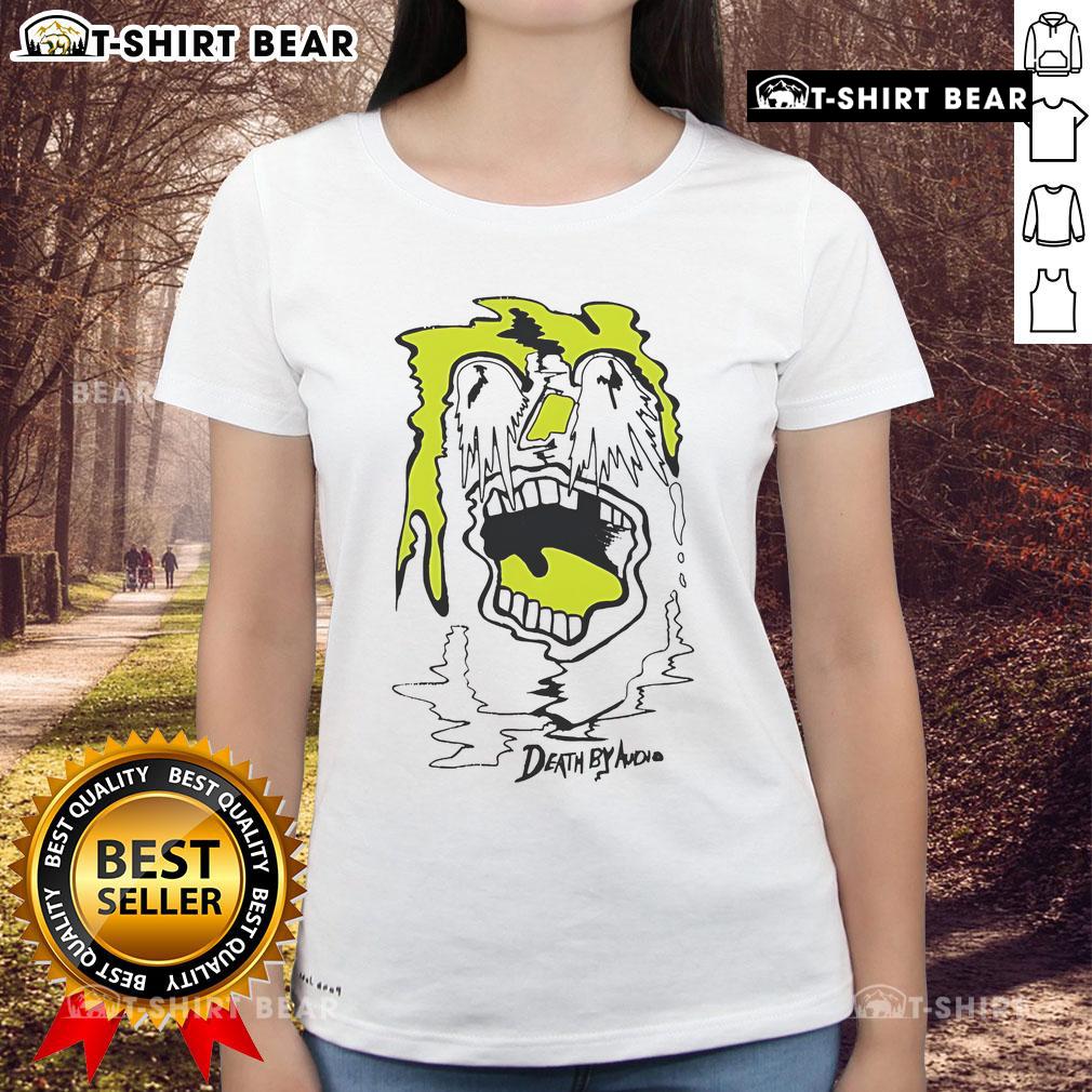 Top Death By Audio Acid Tears Ladies Tee Stylish Top Death By Audio Acid Tears Ladies Tee featuring vibrant graphic design for music lovers and fashion enthusiasts.