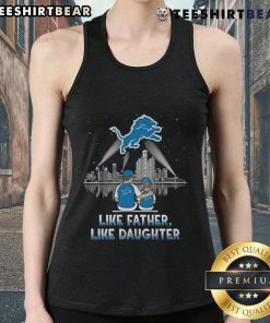 Top Detroit Lions Like Father Like Daughter 2025 Limited Edition Tank Top featuring vibrant team colors and stylish design.
