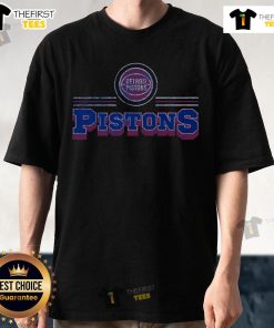 Top Detroit Pistons Fan Banner T-Shirt featuring bold team logo and vibrant colors, perfect for showing your Pistons pride.