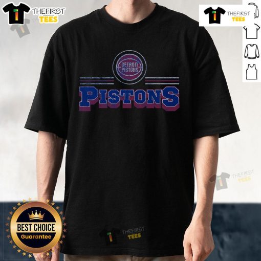Top Detroit Pistons Fan Banner T-Shirt featuring bold team logo and vibrant colors, perfect for showing your Pistons pride.