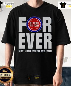 Top Detroit Pistons Forever Fan 2025 T-Shirt, perfect for loyal fans who support the team through thick and thin.